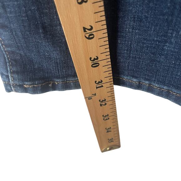 Levi Strauss & Co Women's Size 29 Dark Wash Blue Curvy Bootcut Jeans - Picture 11 of 11